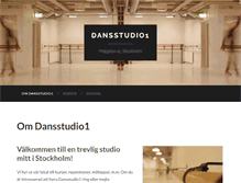 Tablet Screenshot of dansstudio1.se